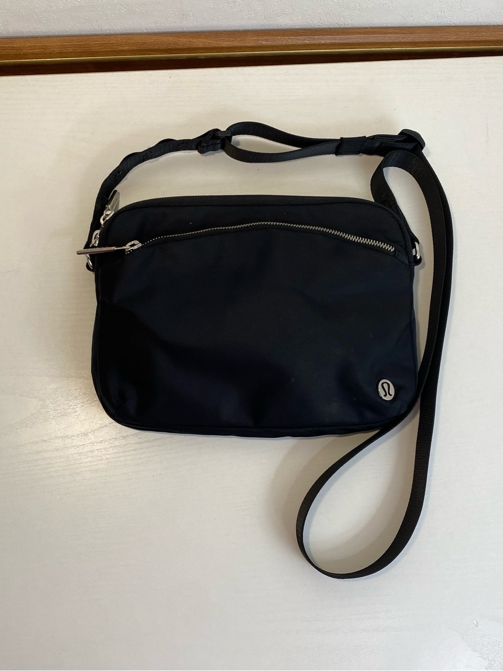 Lululemon City Adventurer Crossbody Bag 2.5L, Black/Silver